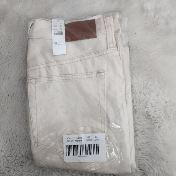 NEW J. Crew Ecru Slouchy Boyfriend High Waisted Jeans - Picture 12 of 12